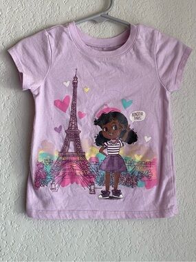 The Children's Place Lavender Paris Graphic Tee